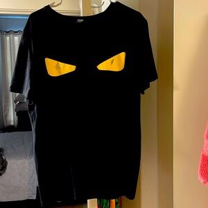 Fendi monster eyes worn 2times like brand new size Europen L black